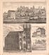 Views of Residences and Churches from Atlas of Dearborn County, Indiana : to Which Is Added a Map of the State of Indiana, Also an Outline and Rail Road Map of the United States 1875 by Relic Map Company
