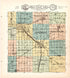Map of Elkhart County, Indiana from Atlas and Plat Book of Elkhart County, Indiana : Compiled from Surveys and the Public Records of Elkhart County, Indiana 1929 by Relic Map Company