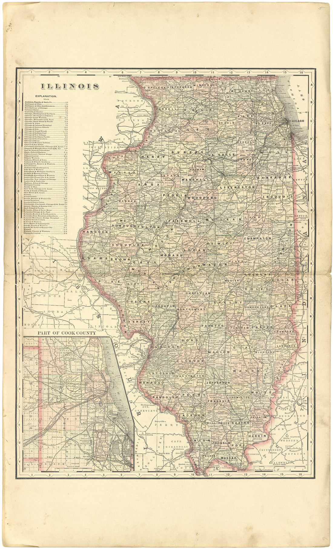 Illinois from Plat Book of De Witt County, Illinois 1894 by Relic Map Company