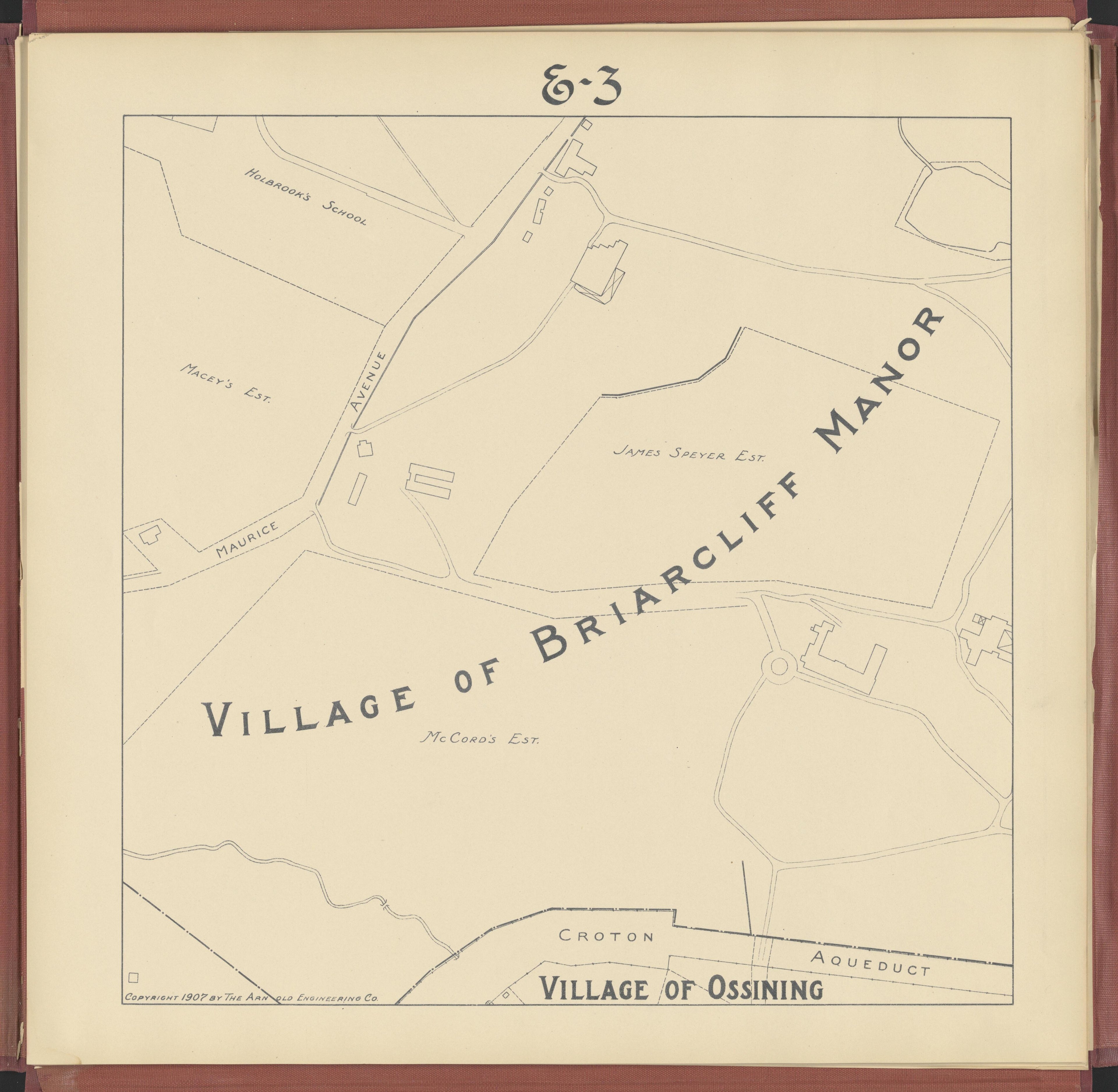 Image 14 of Map of Village of Briarcliff Manor, N.Y. from Map of Village of Briarcliff Manor, N.Y 1907 by Relic Map Company