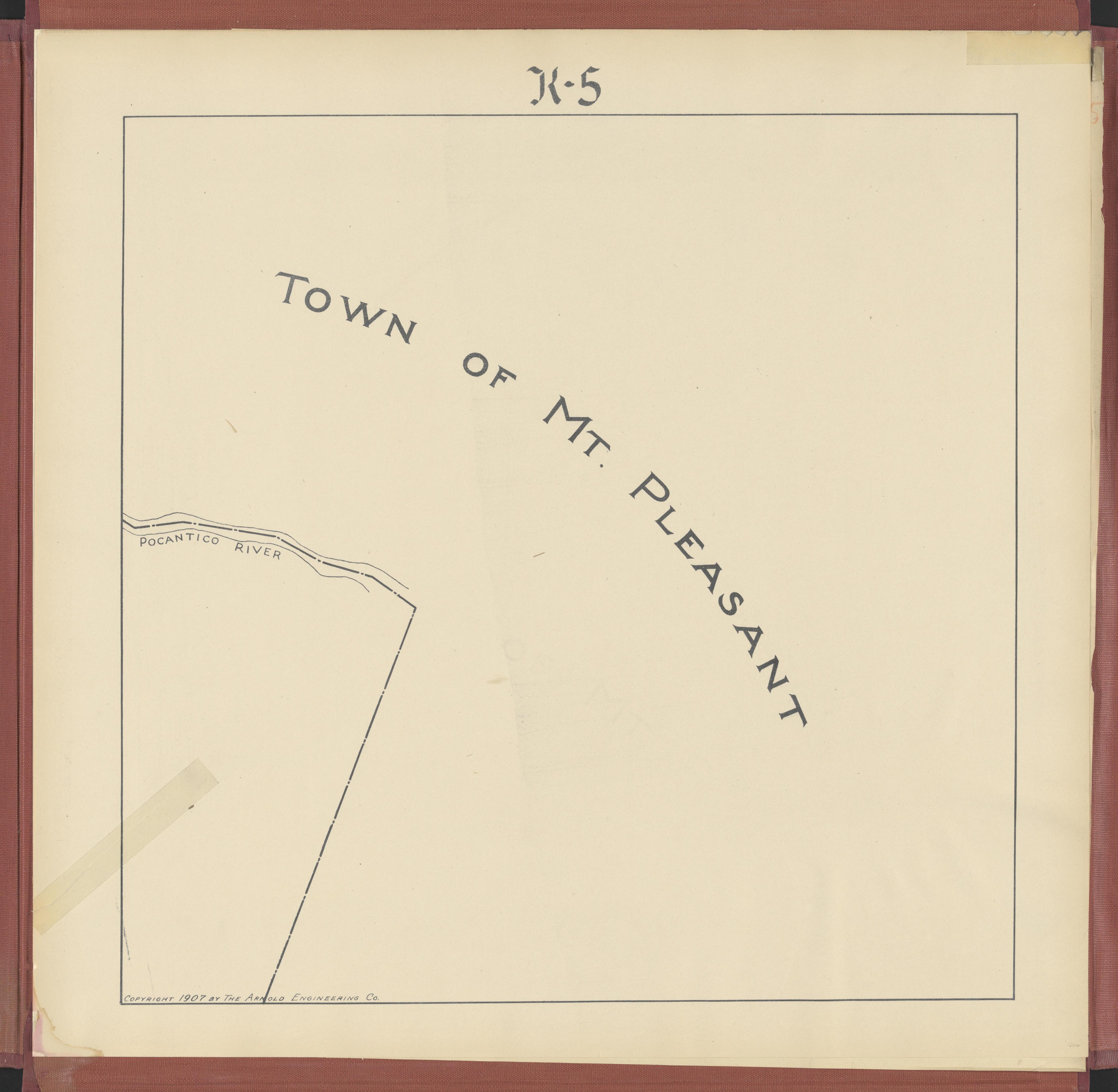 Old Map of , New York, De Witt County [1907] Image 56 of Map of Village ...
