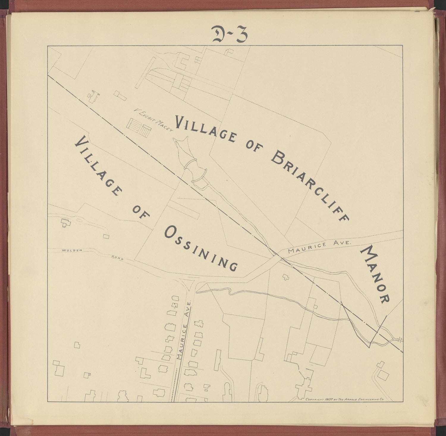 Image 7 of Map of Village of Briarcliff Manor, N.Y. from Map of Village of Briarcliff Manor, N.Y 1907 by Relic Map Company