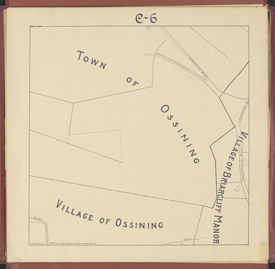Image 5 of Map of Village of Briarcliff Manor, N.Y. from Map of Village of Briarcliff Manor, N.Y 1907 by Relic Map Company