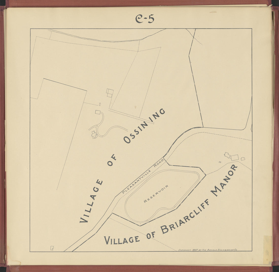 Image 4 of Map of Village of Briarcliff Manor, N.Y. from Map of Village of Briarcliff Manor, N.Y 1907 by Relic Map Company