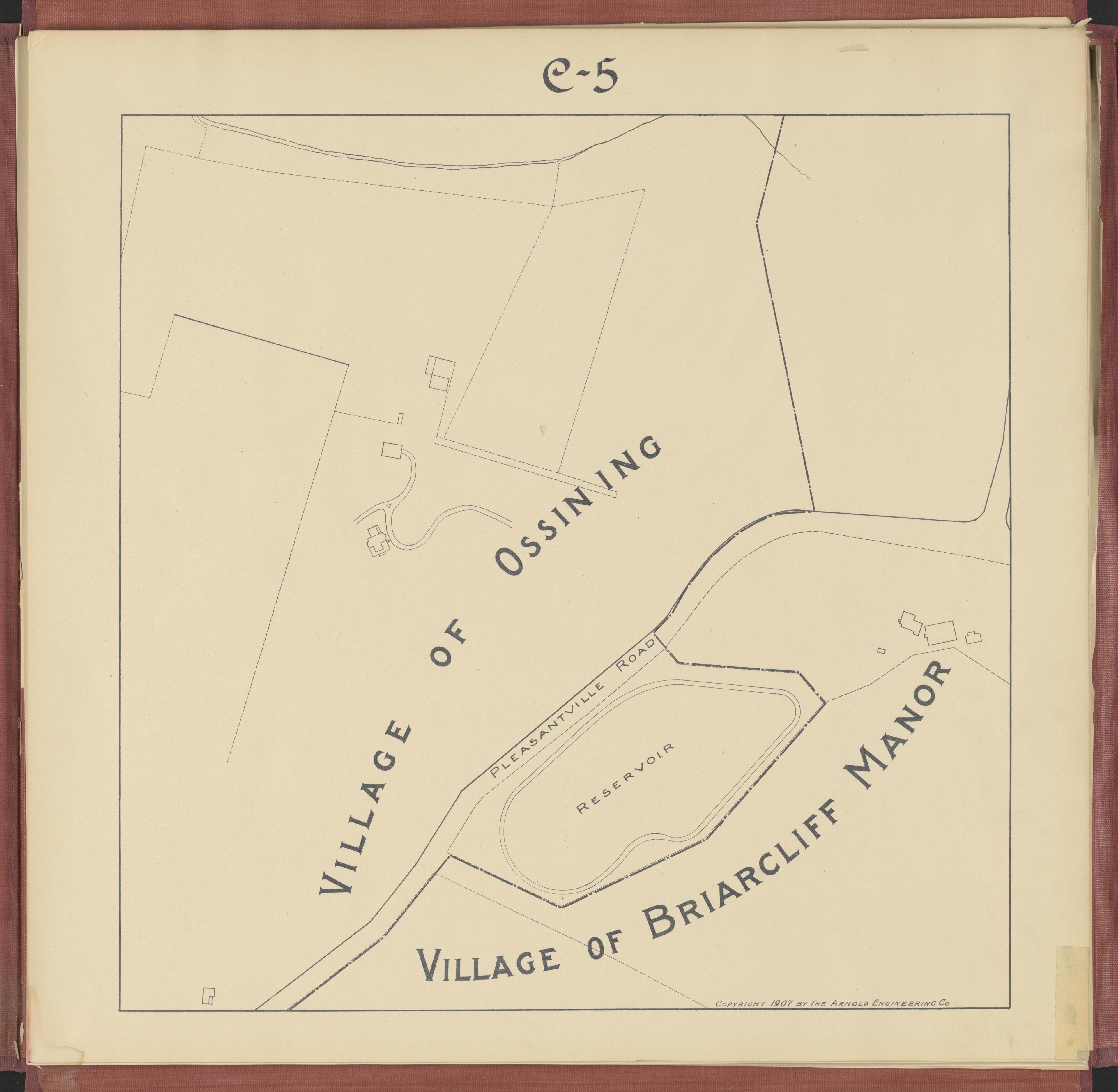Image 4 of Map of Village of Briarcliff Manor, N.Y. from Map of Village of Briarcliff Manor, N.Y 1907 by Relic Map Company