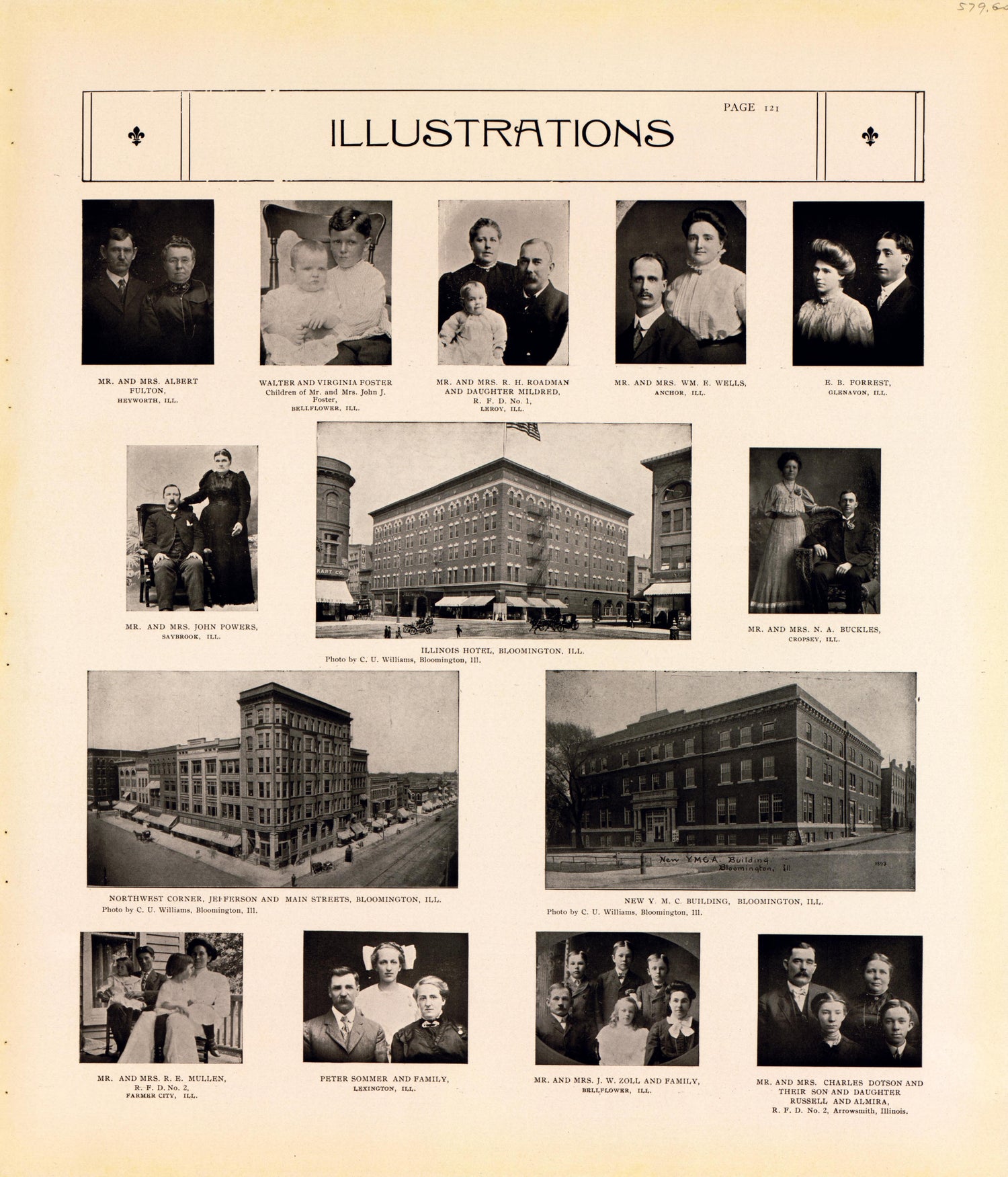 Illustrations--continued from Standard Atlas of McLean County, Illinois, Including a Plat Book of the Villages, Cities and Townships of the County 1914 by Relic Map Company