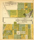 Bloomington and Environs: Sections 32-33 from Standard Atlas of McLean County, Illinois, Including a Plat Book of the Villages, Cities and Townships of the County 1914 by Relic Map Company