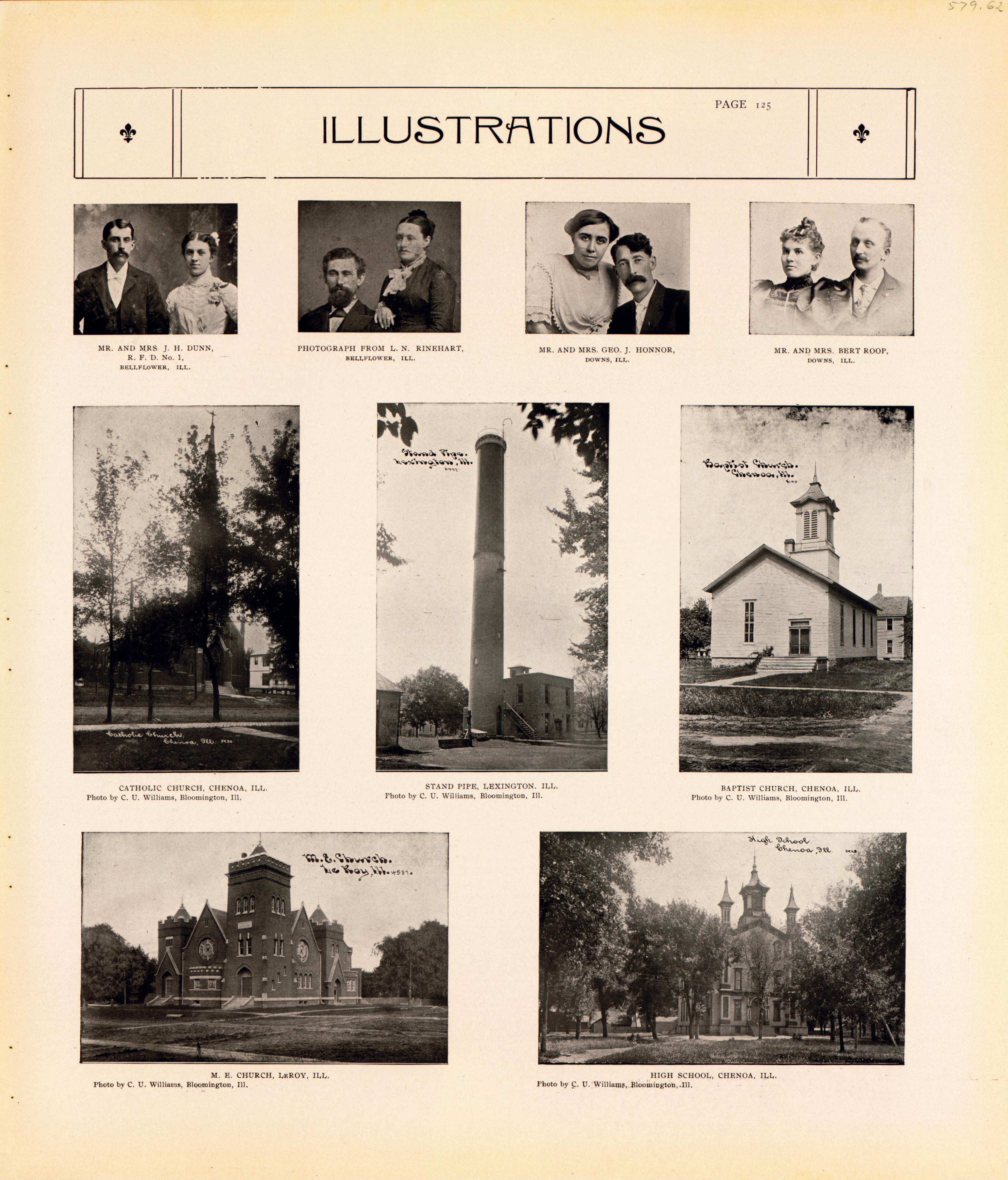 Illustrations--continued from Standard Atlas of McLean County, Illinois, Including a Plat Book of the Villages, Cities and Townships of the County 1914 by Relic Map Company