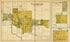 Saybrook, Pleasant Hill, Covell from Standard Atlas of McLean County, Illinois, Including a Plat Book of the Villages, Cities and Townships of the County 1914 by Relic Map Company