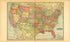 United States from Standard Atlas of McLean County, Illinois, Including a Plat Book of the Villages, Cities and Townships of the County 1914 by Relic Map Company