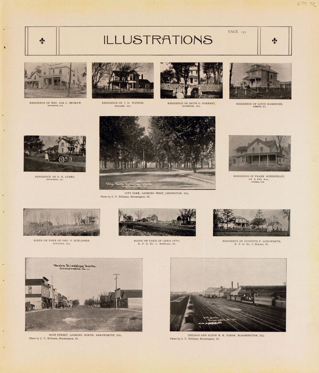 Illustrations--continued from Standard Atlas of McLean County, Illinois, Including a Plat Book of the Villages, Cities and Townships of the County 1914 by Relic Map Company