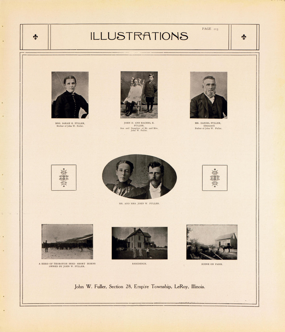Illustrations--continued from Standard Atlas of McLean County, Illinois, Including a Plat Book of the Villages, Cities and Townships of the County 1914 by Relic Map Company