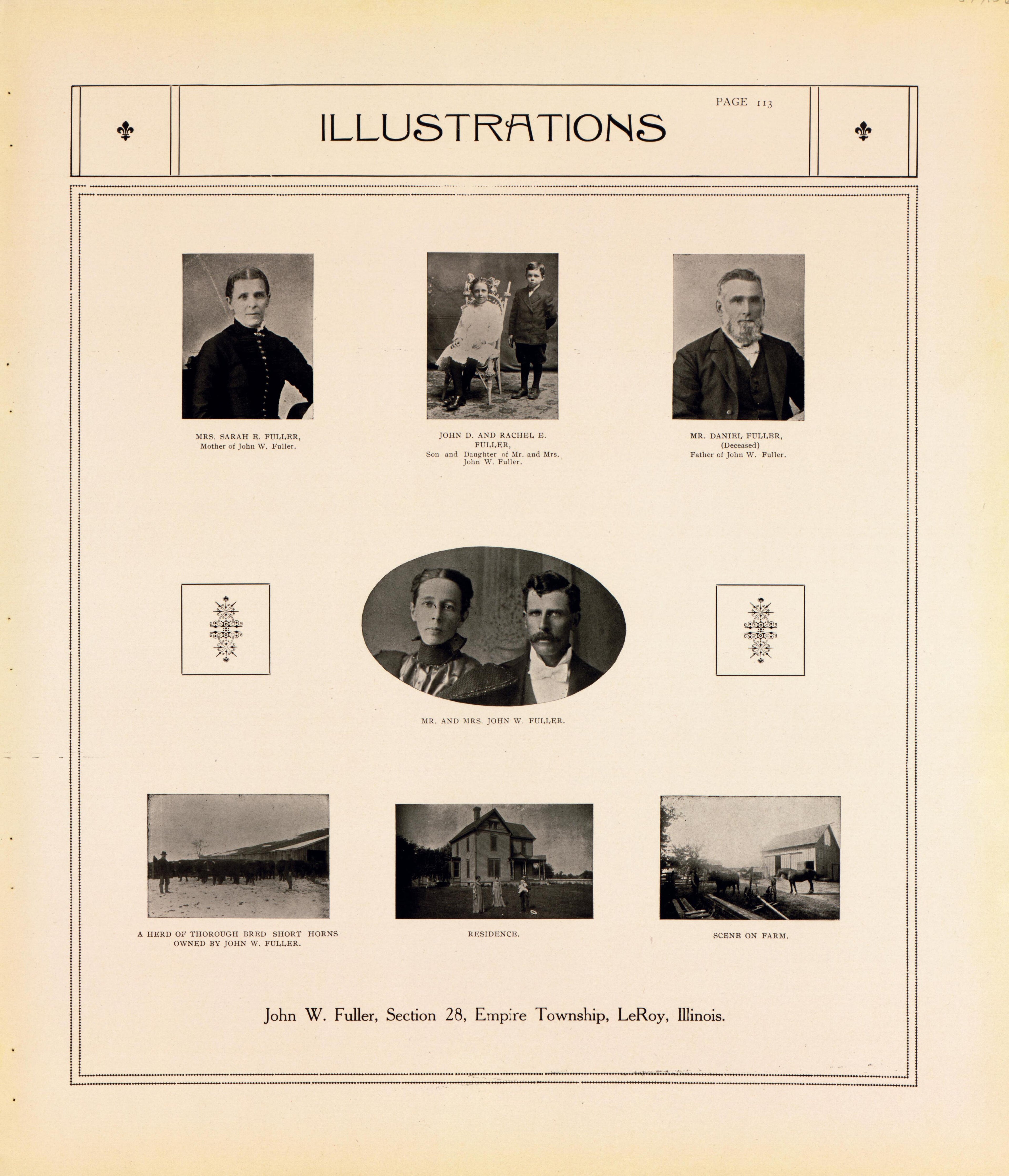Illustrations--continued from Standard Atlas of McLean County, Illinois, Including a Plat Book of the Villages, Cities and Townships of the County 1914 by Relic Map Company