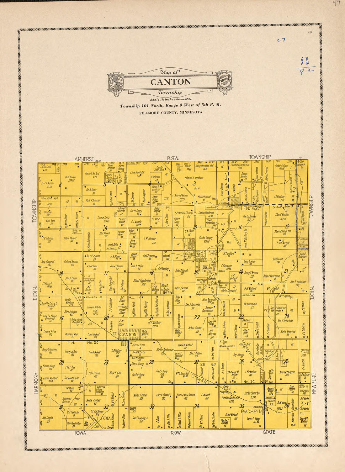 Canton Township from Atlas and Farmers&