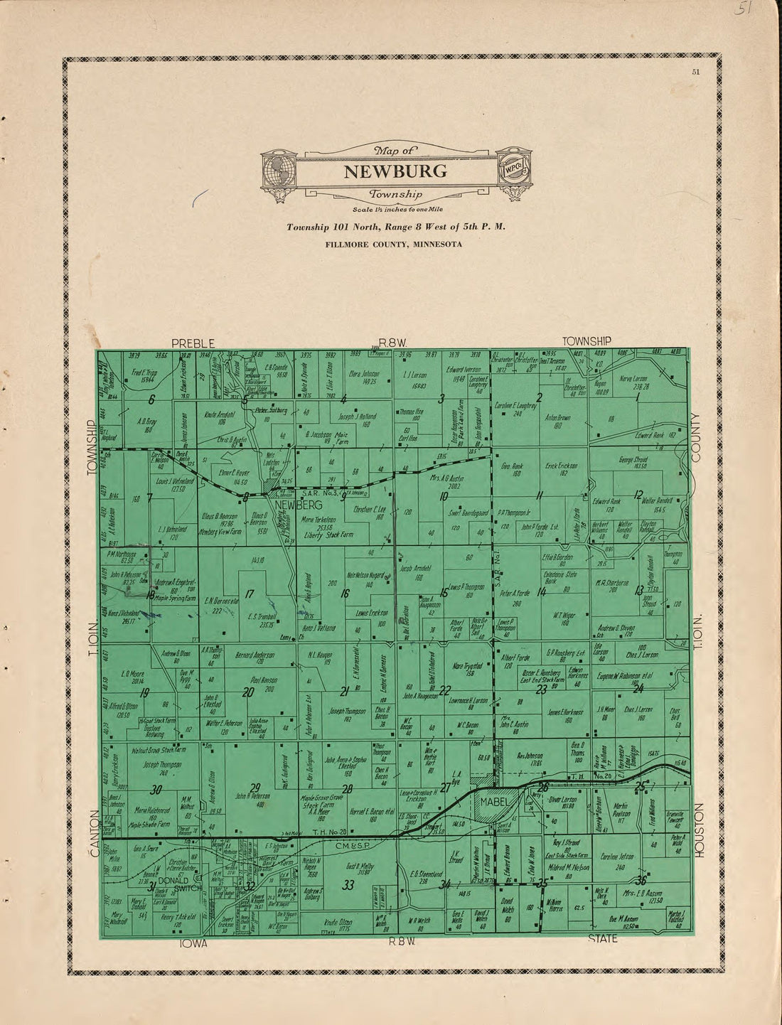 Newburg Township from Atlas and Farmers&