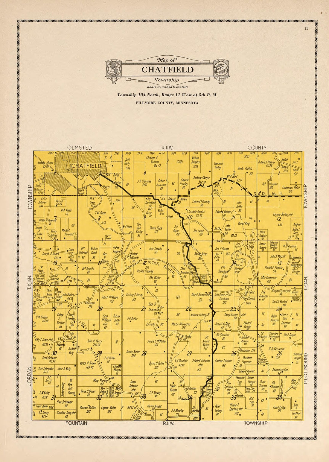 Chatfield Township from Atlas and Farmers&