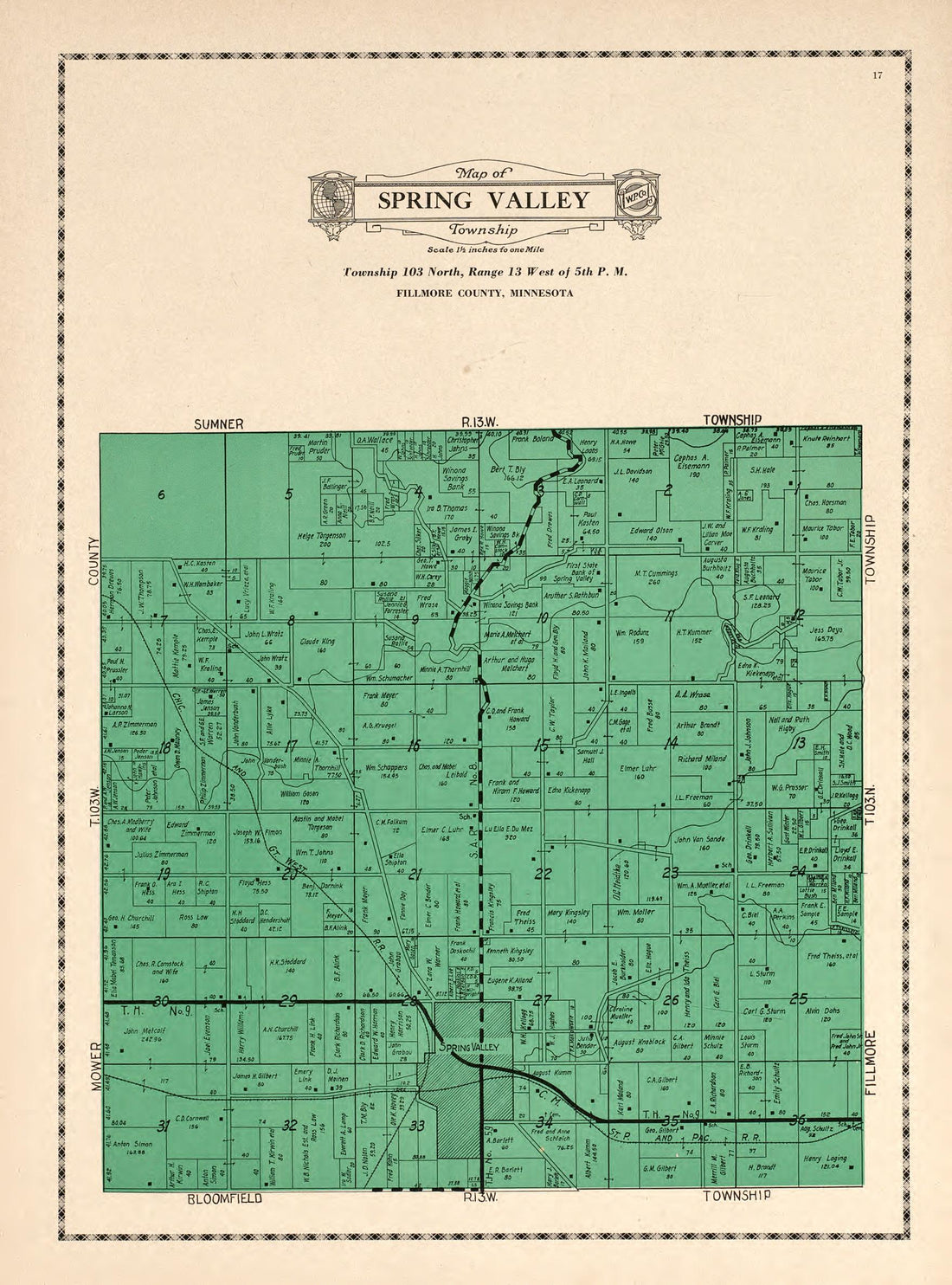 Spring Valley Township from Atlas and Farmers&