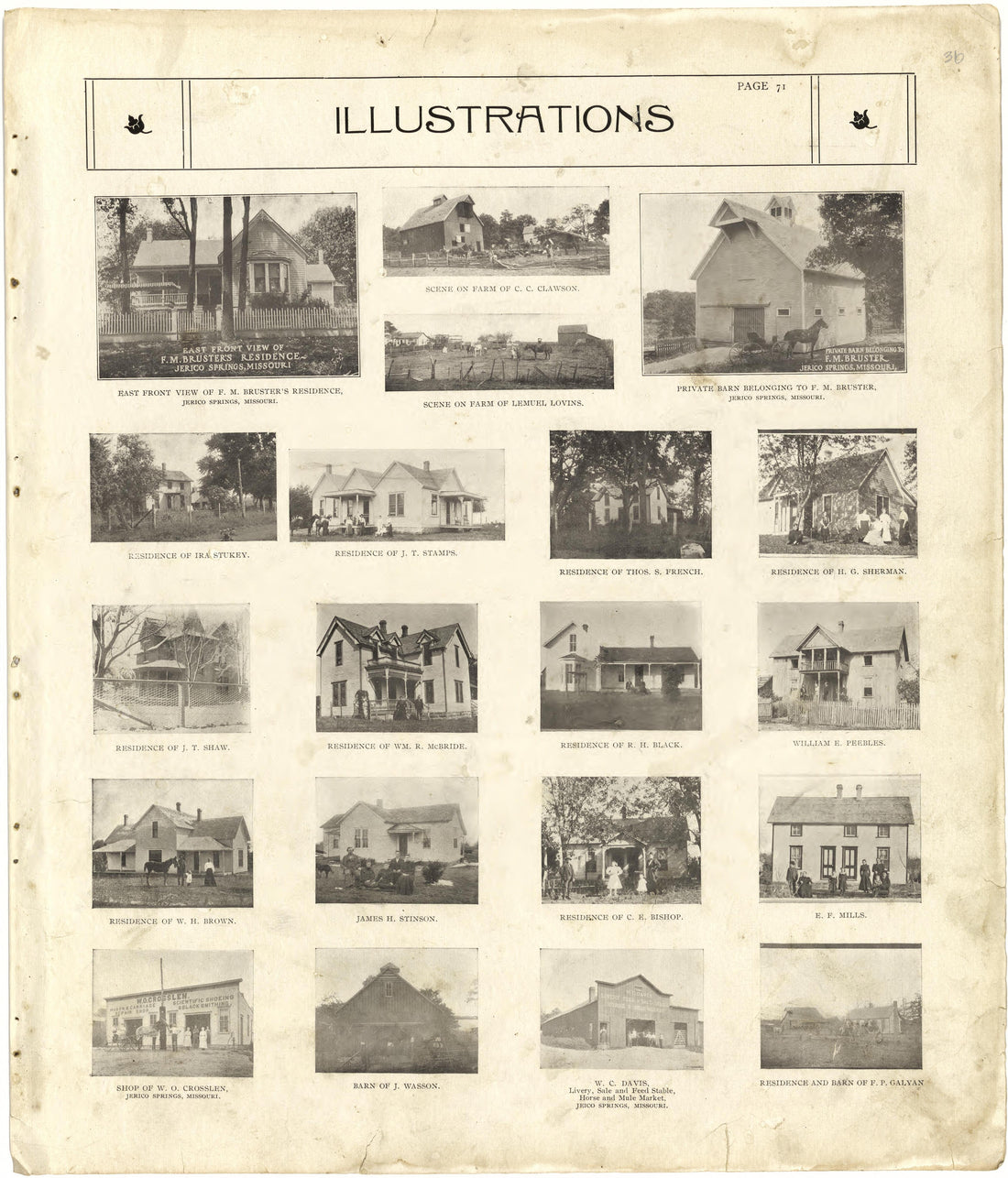 Analysis of the System of United States Land Surveys from Standard Atlas of Cedar County, Missouri : Including a Plat Book of the Villages, Cities and Townships of the County, Map of the State, United States and World, Patrons Directory, Reference Bus... by Relic Map Company