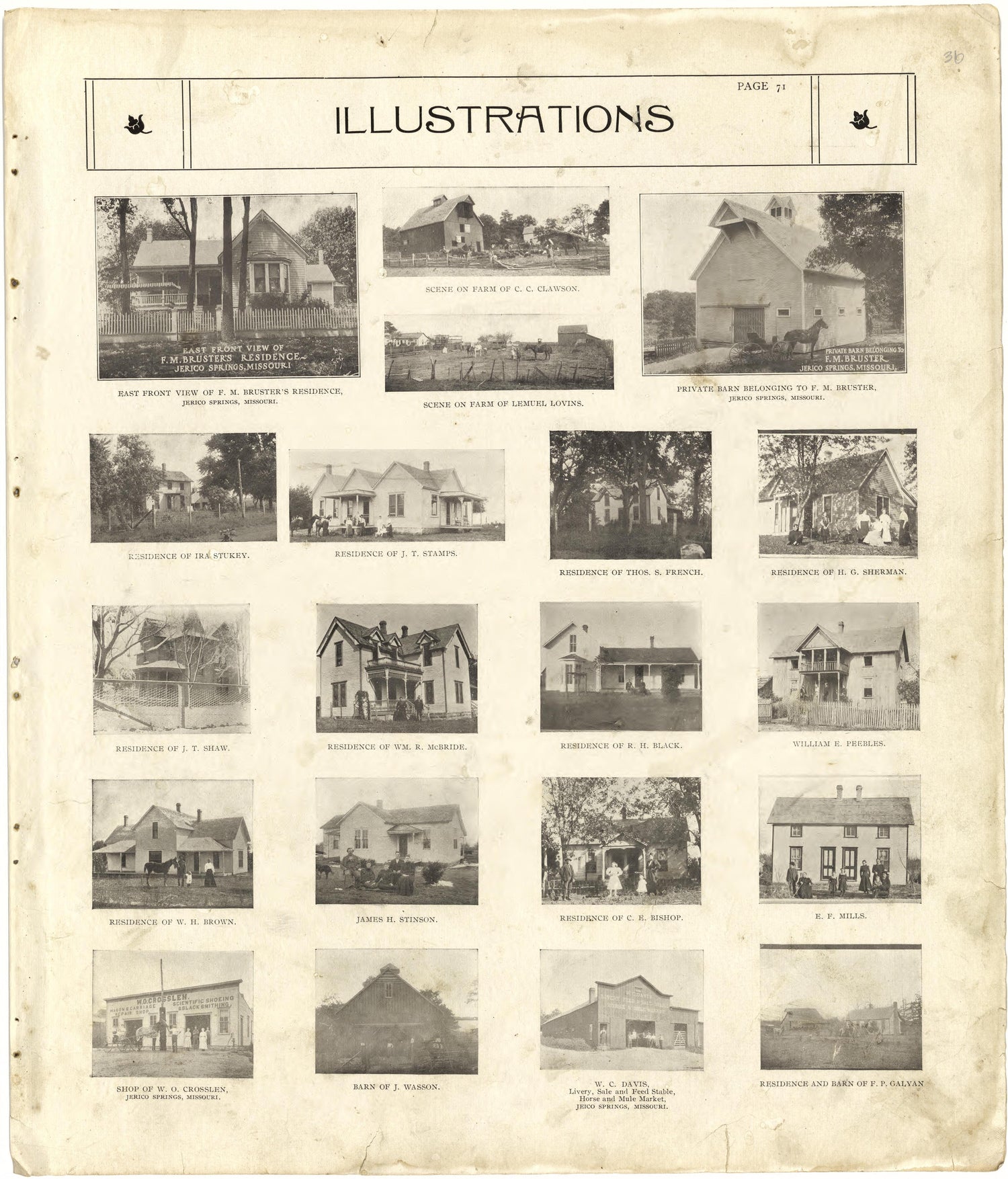Analysis of the System of United States Land Surveys from Standard Atlas of Cedar County, Missouri : Including a Plat Book of the Villages, Cities and Townships of the County, Map of the State, United States and World, Patrons Directory, Reference Bus... by Relic Map Company