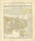 United States Land Surveys from Standard Atlas of Cedar County, Missouri : Including a Plat Book of the Villages, Cities and Townships of the County, Map of the State, United States and World, Patrons Directory, Reference Business … 1908 by Relic Map Company