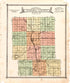 Topographical Map of Audubon County Iowa from Atlas of Audubon County, Iowa : Containing Maps of Townships of the County, Maps of State, United States and World, Farmers Directory, Analysis of the System of U.S. Land Surveys 1921 by Relic Map Company