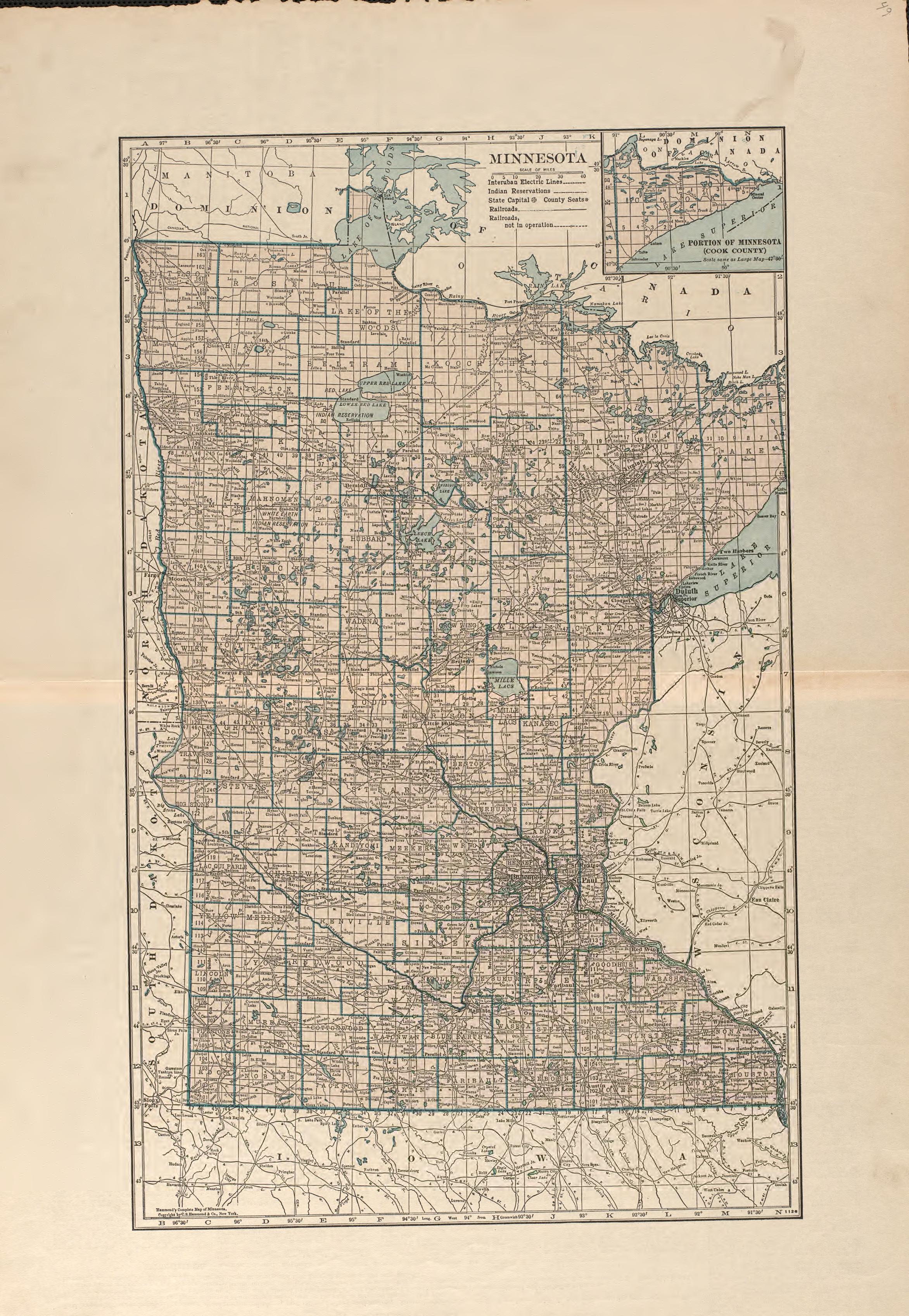 Minnesota from Atlas and Farmers&