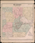 Dearborn Township from Detailed Official Atlas of Wayne County, Michigan : Containing General Maps of Wayne County and City of Detroit, General Township Maps ... : Also Detail Plats of All Recorded Subdivisions and Additions … 1893 by Relic Map Company