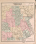 Greenfield Township from Detailed Official Atlas of Wayne County, Michigan : Containing General Maps of Wayne County and City of Detroit, General Township Maps ... : Also Detail Plats of All Recorded Subdivisions and Additions … 1893 by Relic Map Company