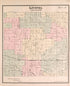 Livonia Township from Detailed Official Atlas of Wayne County, Michigan : Containing General Maps of Wayne County and City of Detroit, General Township Maps ... : Also Detail Plats of All Recorded Subdivisions and Additions … 1893 by Relic Map Company