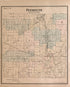 Plymouth Township from Detailed Official Atlas of Wayne County, Michigan : Containing General Maps of Wayne County and City of Detroit, General Township Maps ... : Also Detail Plats of All Recorded Subdivisions and Additions … 1893 by Relic Map Company