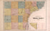 General Map of Wayne County from Detailed Official Atlas of Wayne County, Michigan : Containing General Maps of Wayne County and City of Detroit, General Township Maps ... : Also Detail Plats of All Recorded Subdivisions and Additions … 1893 by Relic Map Company