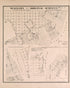 Diagrams of Original Surveys - 4 from Detailed Official Atlas of Wayne County, Michigan : Containing General Maps of Wayne County and City of Detroit, General Township Maps ... : Also Detail Plats of All Recorded Subdivisions and Additions … 1893 by Relic Map Company
