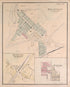 Belleville, Rockwood and Waltz from Detailed Official Atlas of Wayne County, Michigan : Containing General Maps of Wayne County and City of Detroit, General Township Maps ... : Also Detail Plats of All Recorded Subdivisions and Additions … 1893 by Relic Map Company