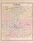VanBuren Township from Detailed Official Atlas of Wayne County, Michigan : Containing General Maps of Wayne County and City of Detroit, General Township Maps ... : Also Detail Plats of All Recorded Subdivisions and Additions … 1893 by Relic Map Company