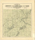 Plat of Township 33 North, Range 8 West from Plat Book of Chippewa County, Wisconsin 1888 by Relic Map Company