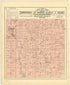 Plat of Township 28 North, Range 5 West from Plat Book of Chippewa County, Wisconsin 1888 by Relic Map Company