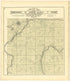 Plat of Township 34 North, Range 7 West from Plat Book of Chippewa County, Wisconsin 1888 by Relic Map Company
