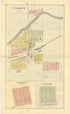 Cadott; Tibbetts; Glen Flora from Plat Book of Chippewa County, Wisconsin 1888 by Relic Map Company