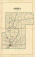 Outline Plan of Chippewa County, Wisconsin from Plat Book of Chippewa County, Wisconsin 1888 by Relic Map Company