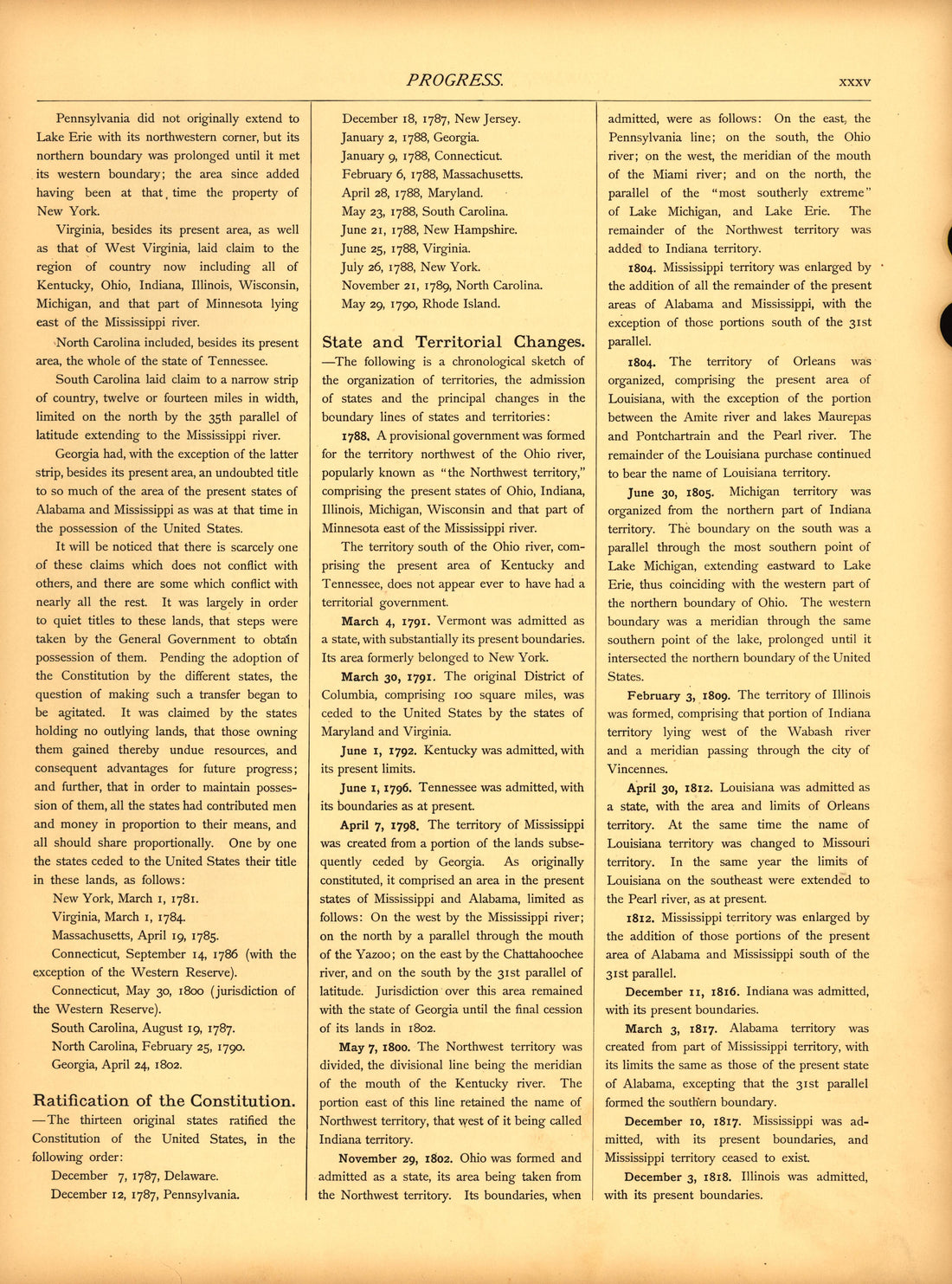 Progress (continued) (xxxv) from Scribner&