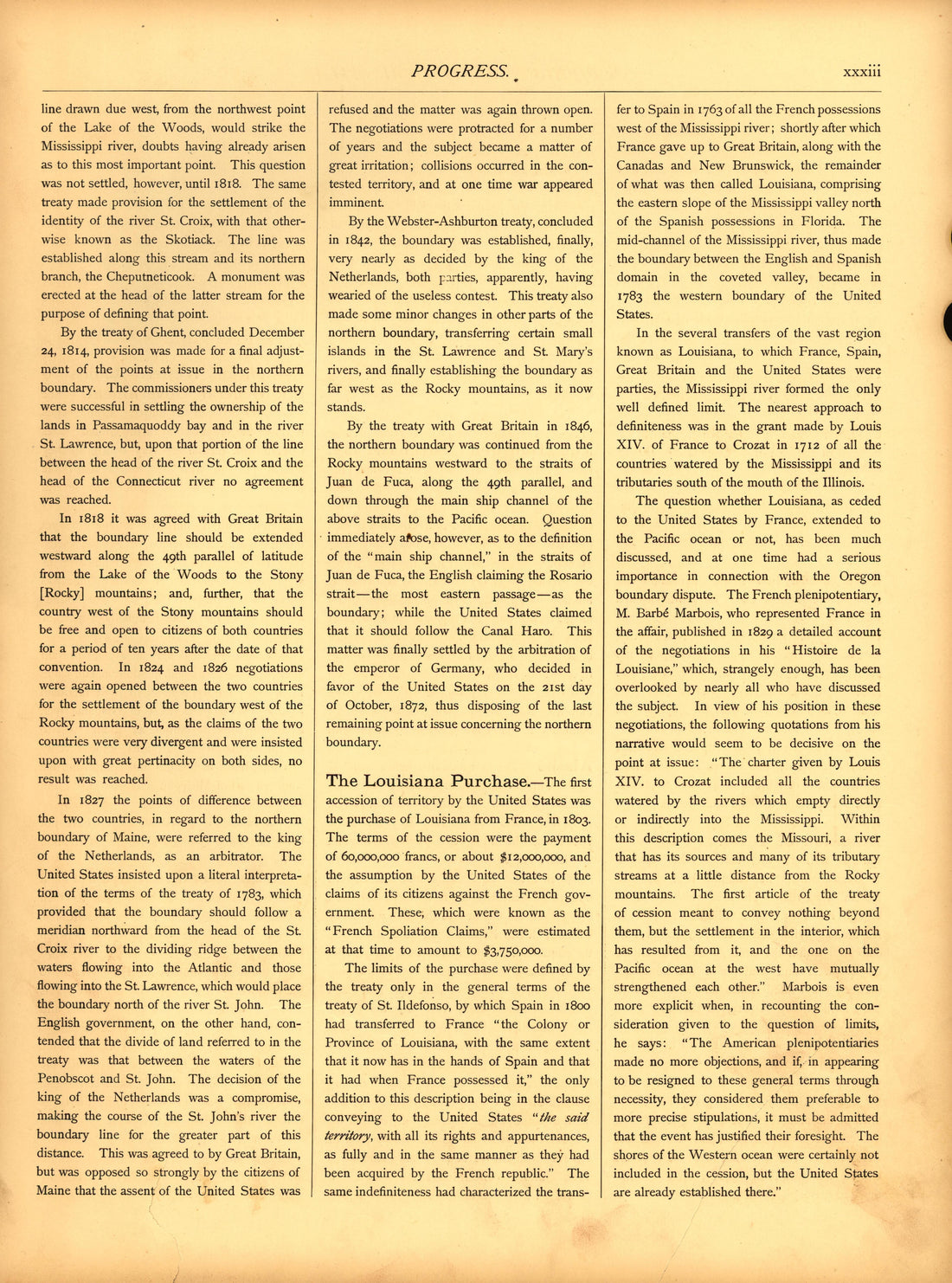 Progress (continued) (xxxiii) from Scribner&