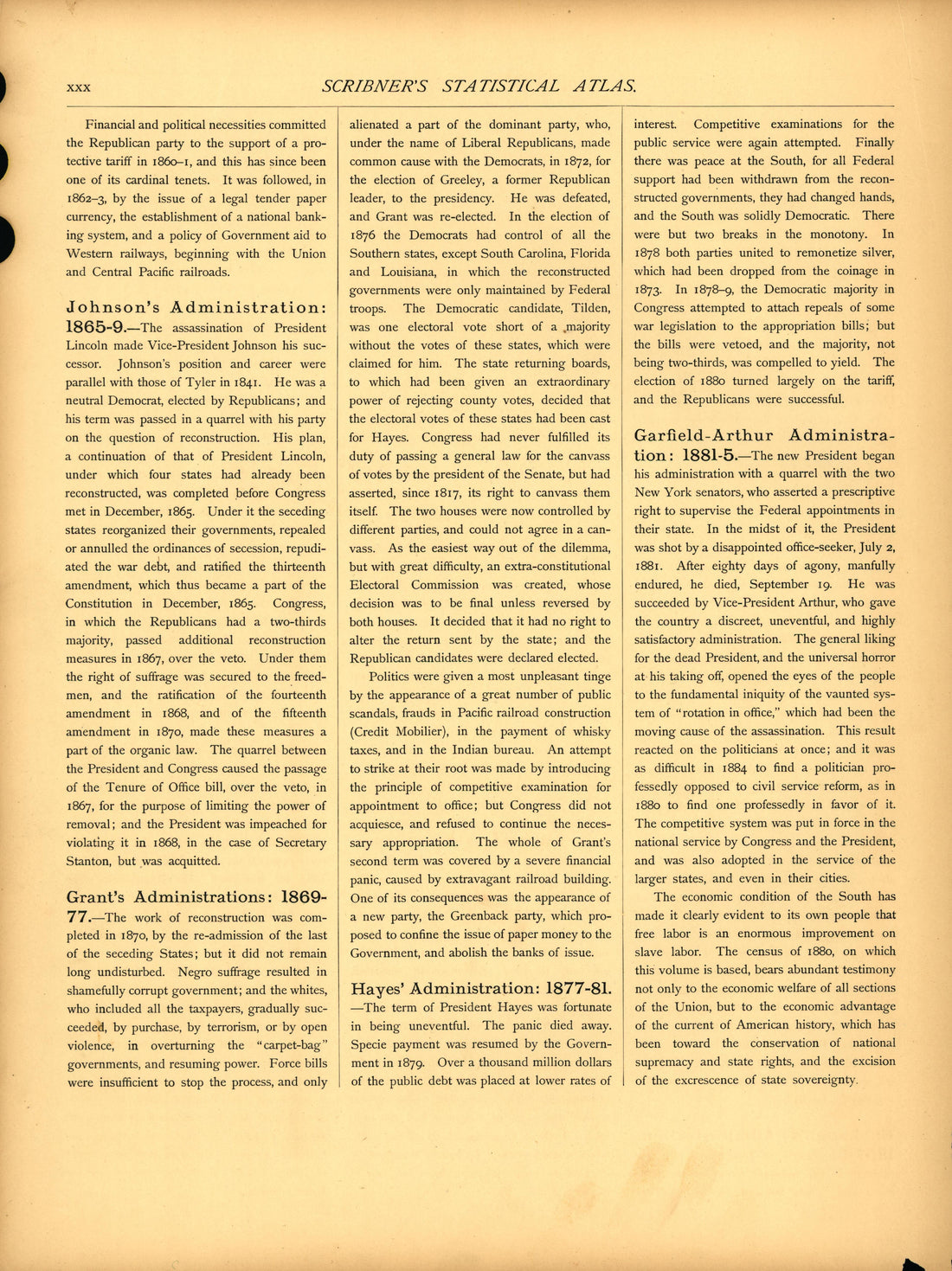 Political History (continued) (xxx) from Scribner&