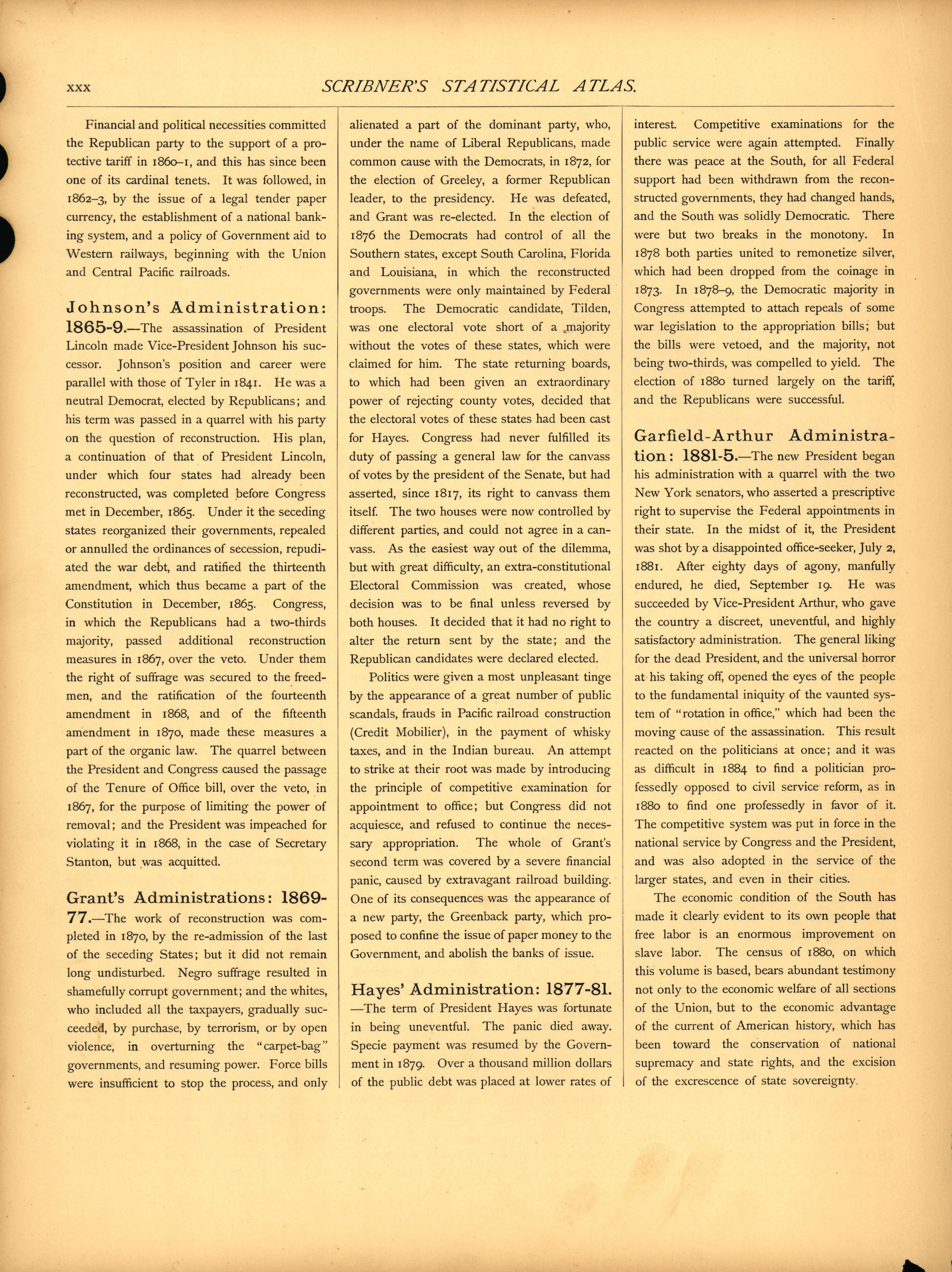 Political History (continued) (xxx) from Scribner&