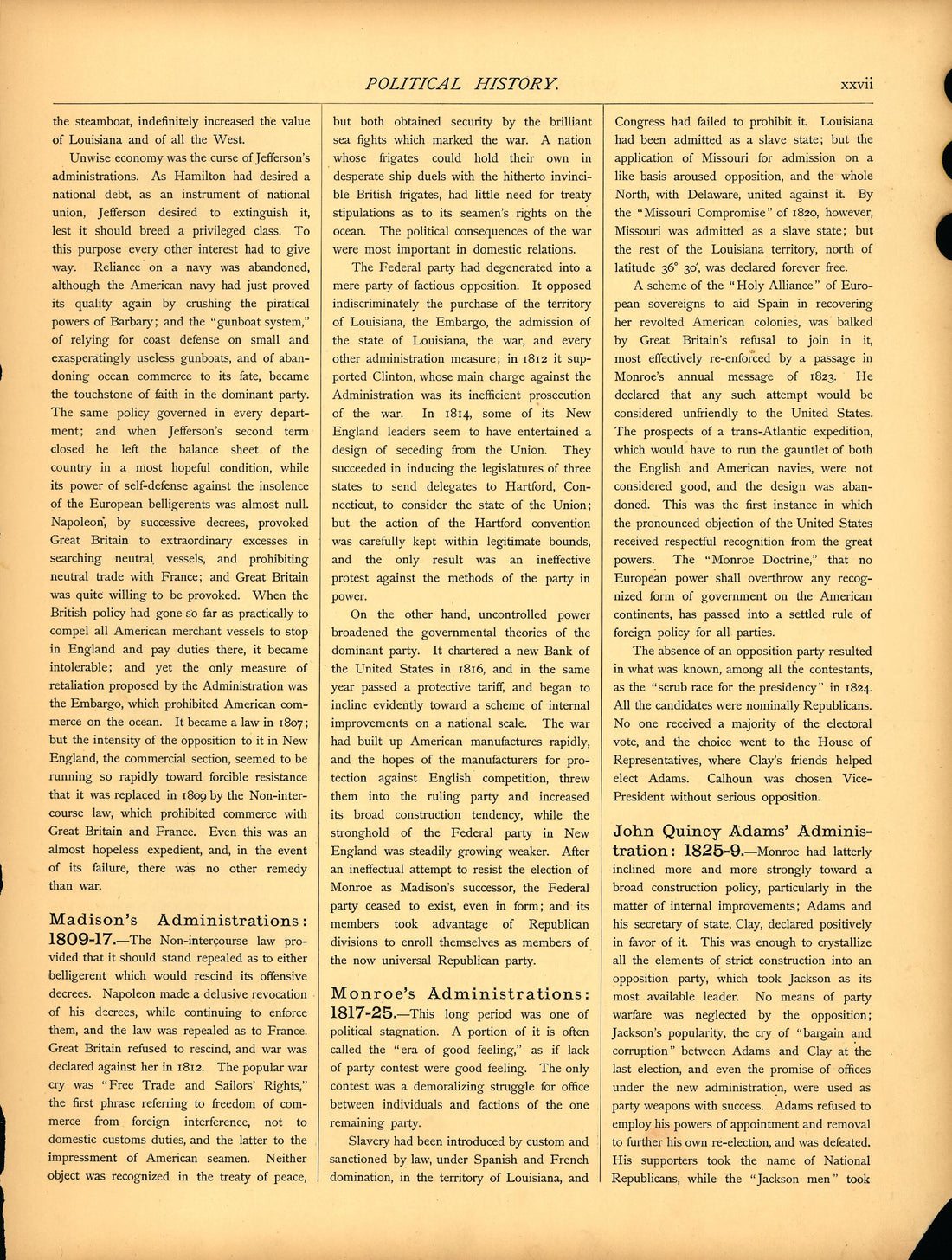 Political History (continued) (xvii) from Scribner&