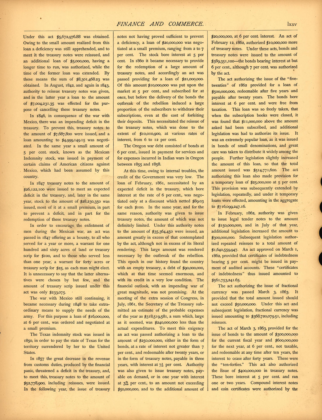 Finance and Commerce (continued) (lxxv) from Scribner&