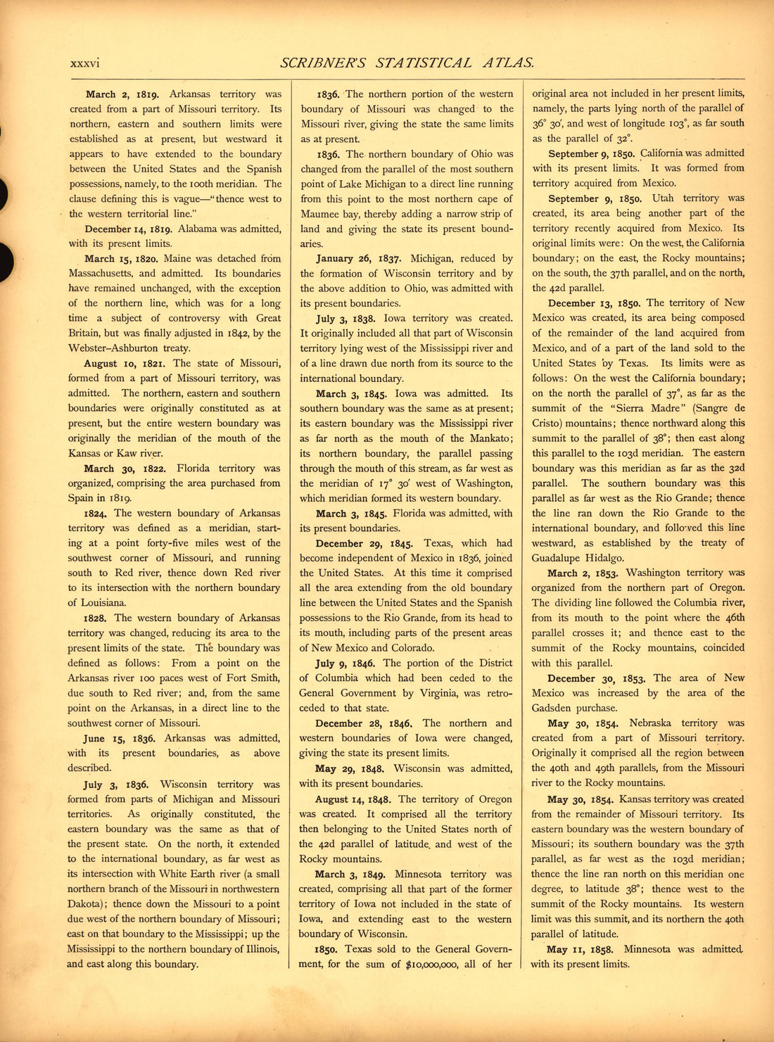 Progress (continued) (xxxvi) from Scribner&