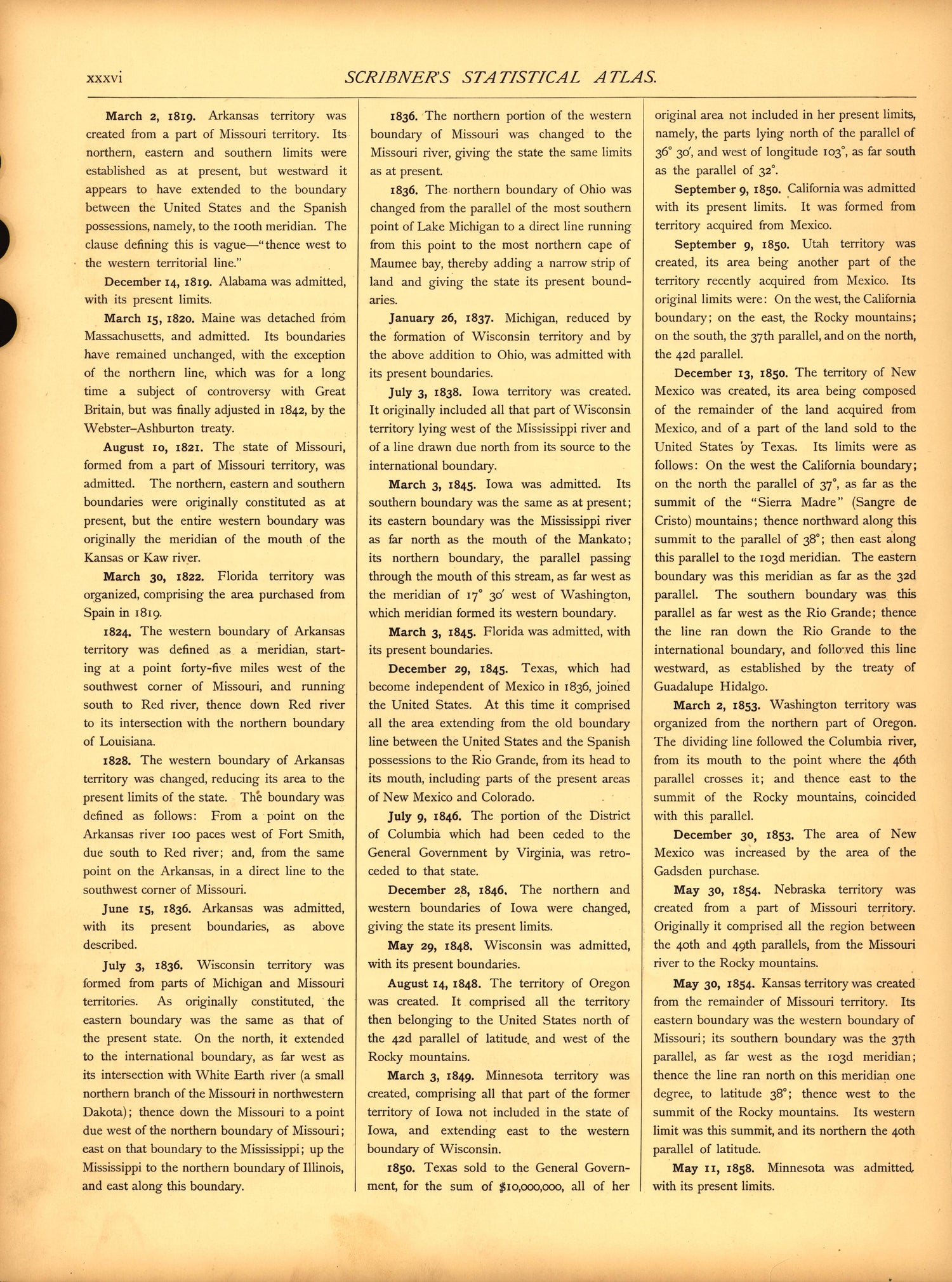 Progress (continued) (xxxvi) from Scribner&
