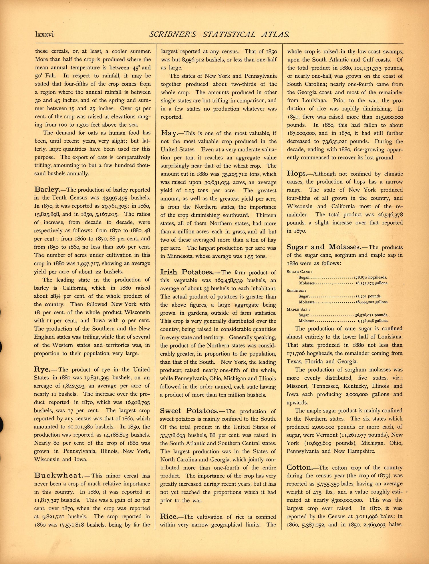 Agriculture (continued) (lxxxvi) from Scribner&