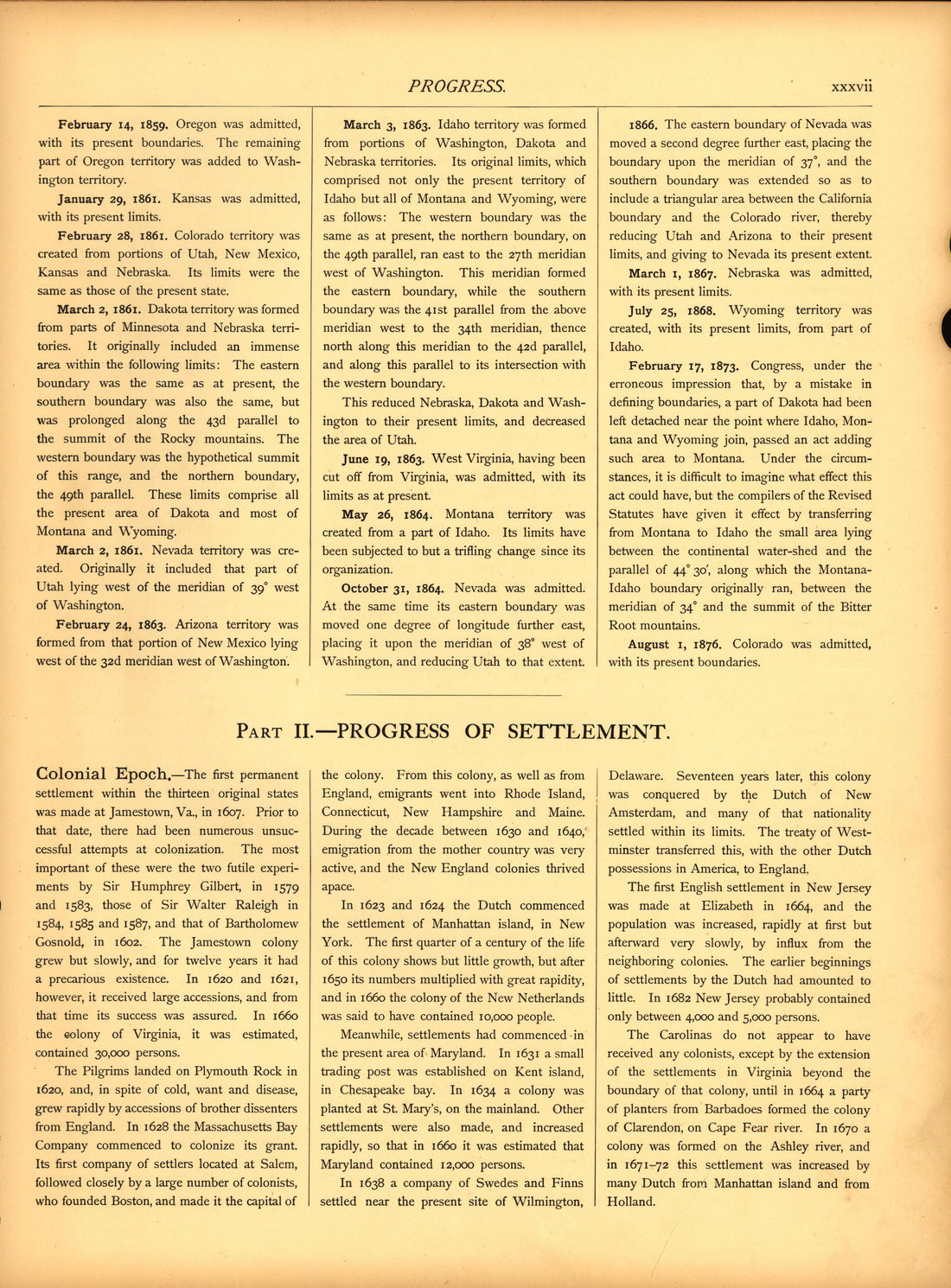 Progress (continued) (xxxvii) from Scribner&