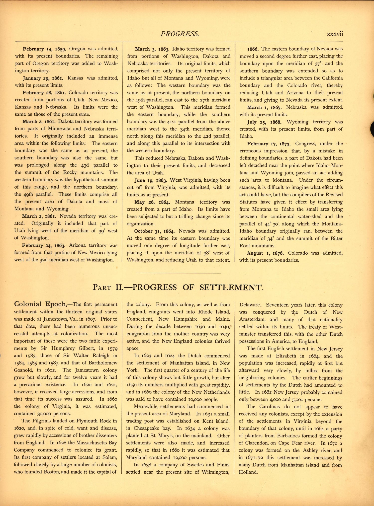 Progress (continued) (xxxvii) from Scribner&